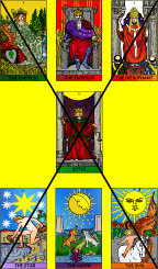 X on Tarot tableau