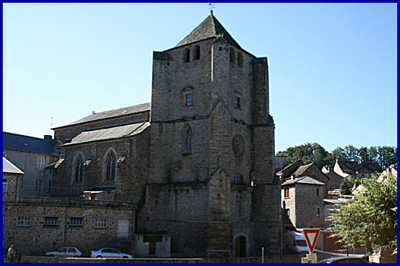 Church in Cassaignes, France 2002